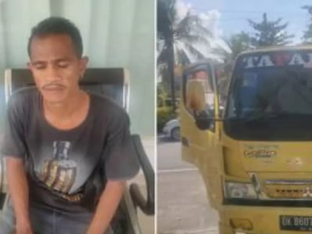 Sopir truk jadi tersangka usai menabrak anggota Polresta Makassar (Instagram/denpasar.viral)