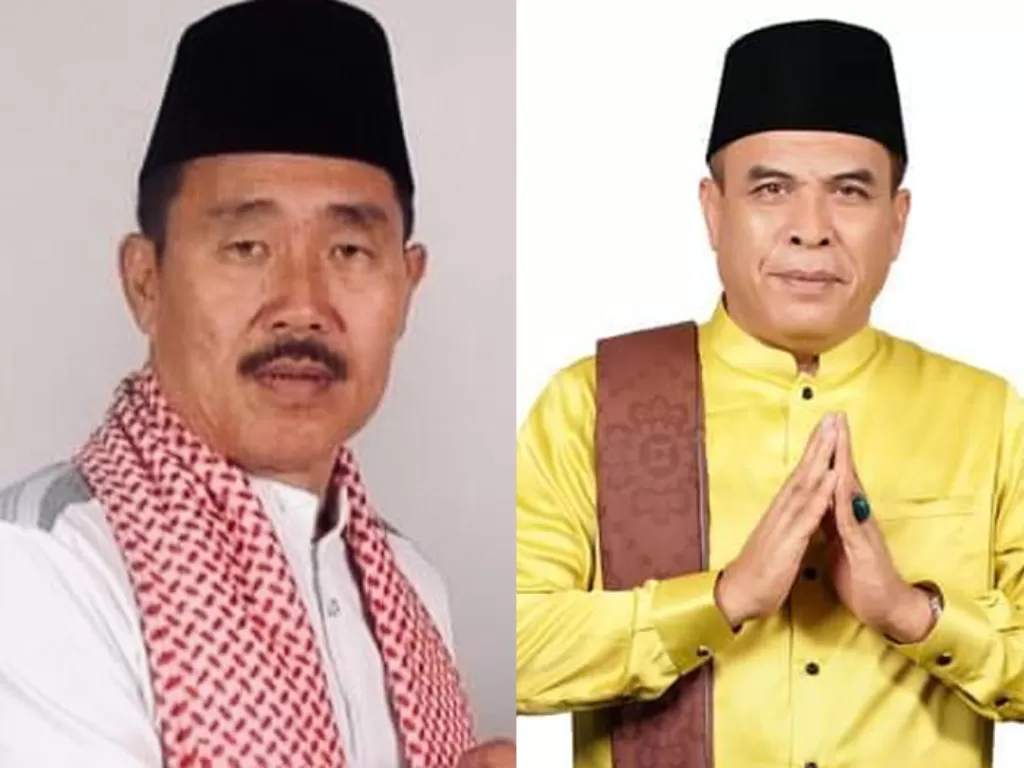 Edimin Bupati Labusel dan Sukhairi Nasution Bupati Madina terpilih. (Istimewa)