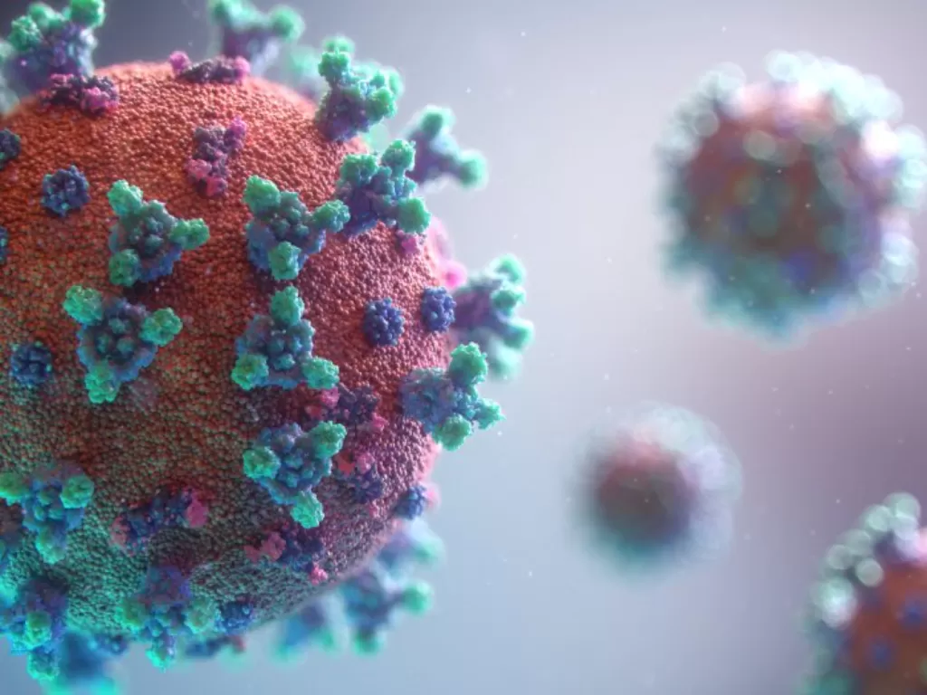 Ilustrasi virus corona. (Unsplash/Fusion Medical Animation)
