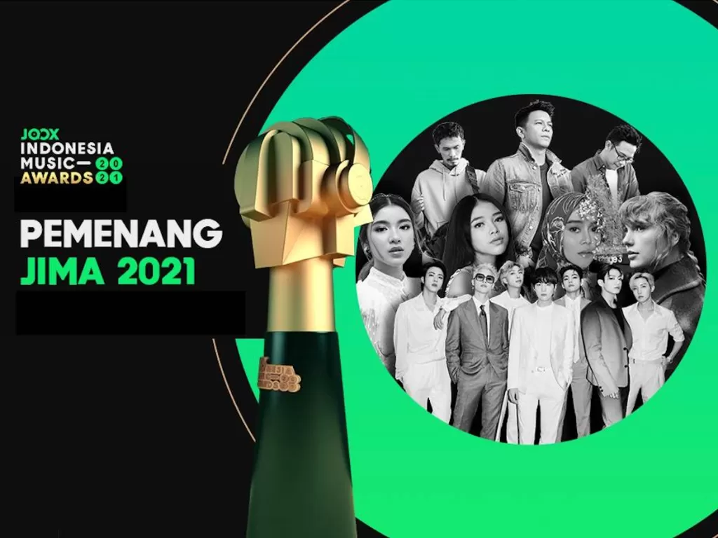 Penghargaan JOOX Indonesia Music Awards 2021. (Dok. JIMA 2021)