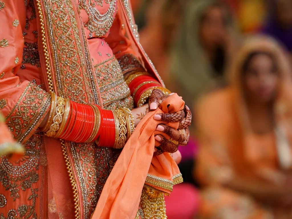 Ilustrasi pengantin India (Pexels/Baljit Johal)