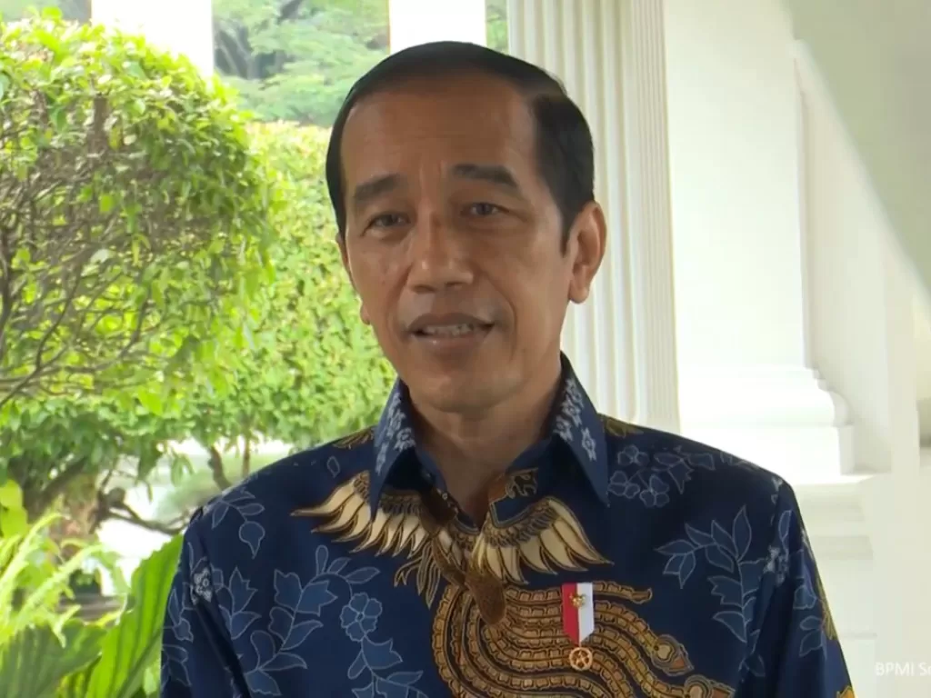 Presiden Jokowi tanggapi tudingan BEM UI dijuluki 'The King of Lip Service'. (Youtube/Setkab RI)