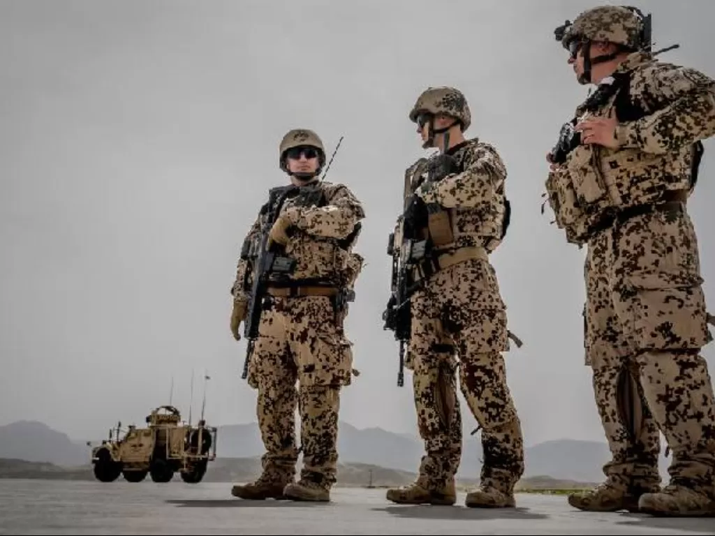 Tentara Bundeswehr Jerman di Afghanistan. (Michael Kappeler/Pool via Reuters)