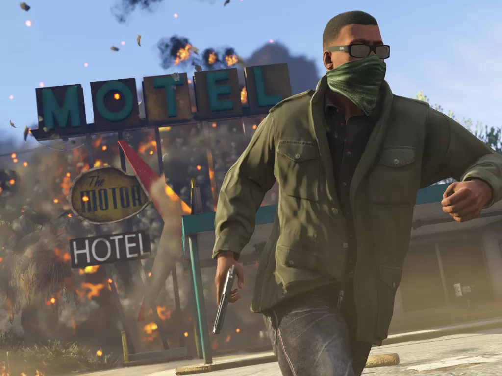 Tampilan gameplay dari Grand Theft Auto V besutan Rockstar Games (photo/Rockstar Games)