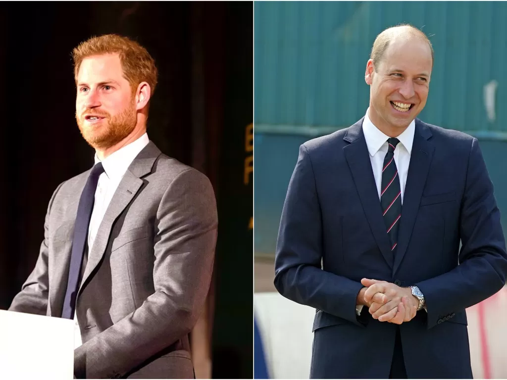Pangeran Harry (kiri), Pangeran William (kanan). (Instagram/@sussexroyal/REUTERS)