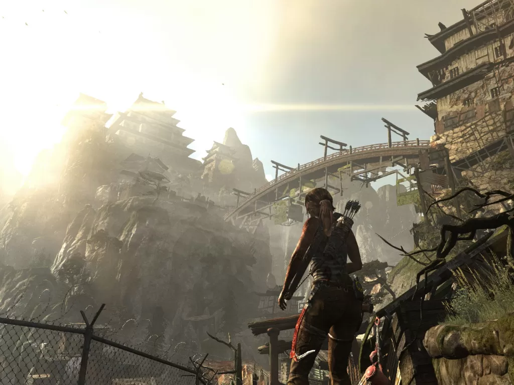 Tampilan gameplay Tomb Raider besutan Square Enix di platform PC (photo/Square Enix)