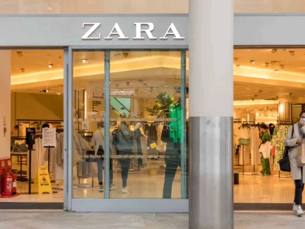 Brand fesyen Zara. (PA)
