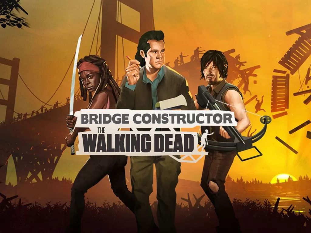 Tampilan ilustrasi dari game Bridge Constructor: The Walking Dead (photo/ClockStone Software)
