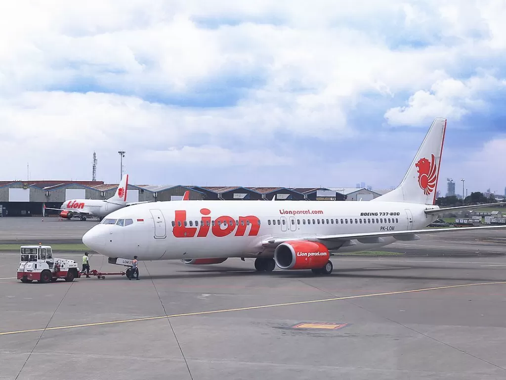 Salah satu maskapai penerbangan Lion Air. (Instagram/@lionairgroup)