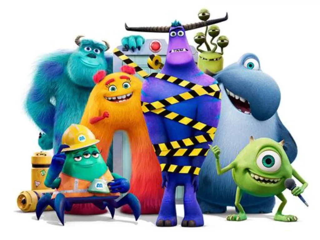 Serial Monsters at Work resmi rilis pada 7 Juli 2021 di layanan streaming Disney . (Dok. Disney/Hotstar)