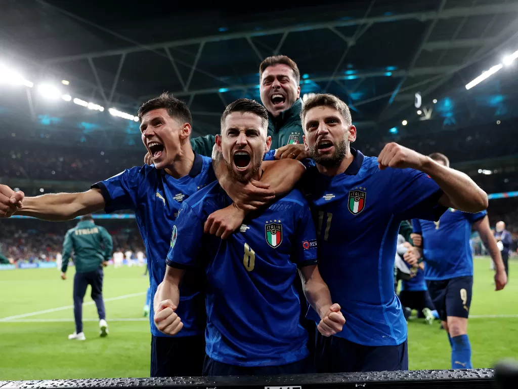 Italia ke final Euro 2020. (photo/REUTERS/Carl Recine)