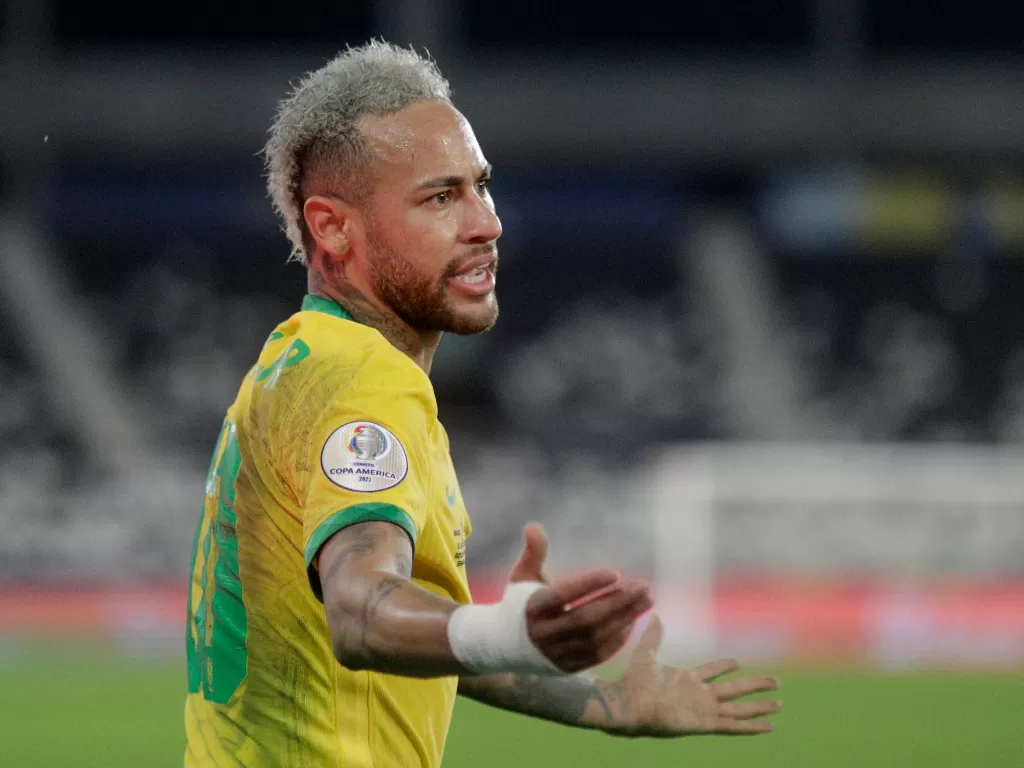 Neymar bakal tampil di final Copa America (REUTERS/Ricardo Moraes).