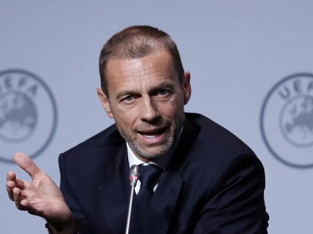 Presiden UEFA, Aleksander Ceferin. (photo/REUTERS/YVES HERMAN)
