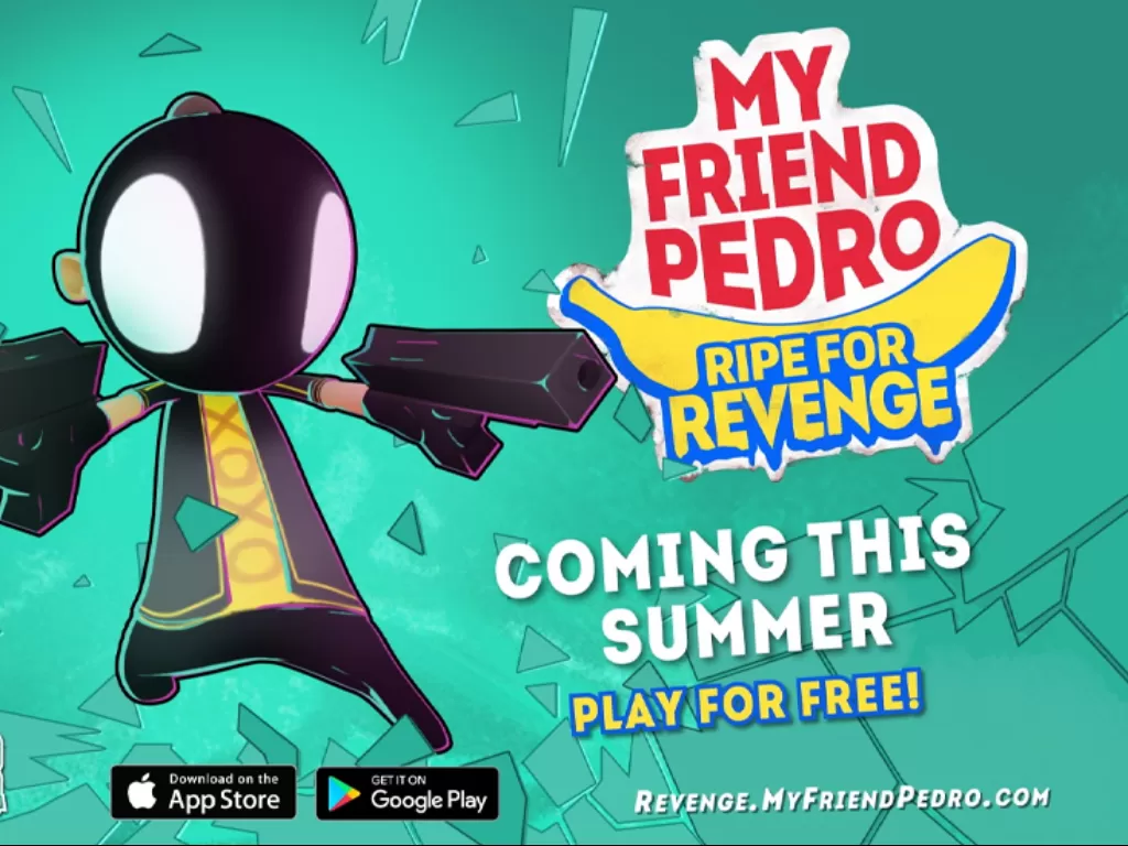 Tampilan teaser dari game My Friend Pedro: Ripe for Revenge (photo/Devolver Digital)