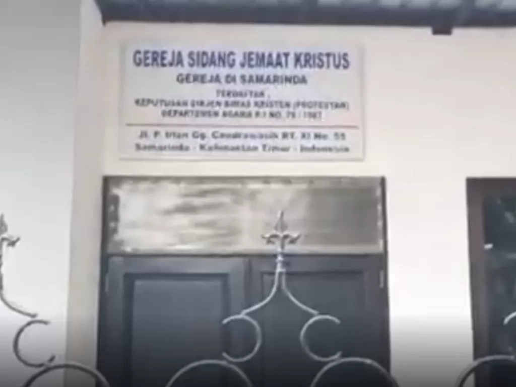 Gereja Sidang Jemaat Kristus yang berlokasi di Samarinda, Kalimantan Timur. (Istimewa).