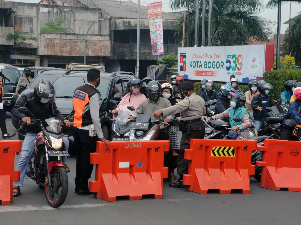 PPKM Darurat Kota Bogor (Ilustrasi/ANTARA FOTO/Arif Firmansyah)