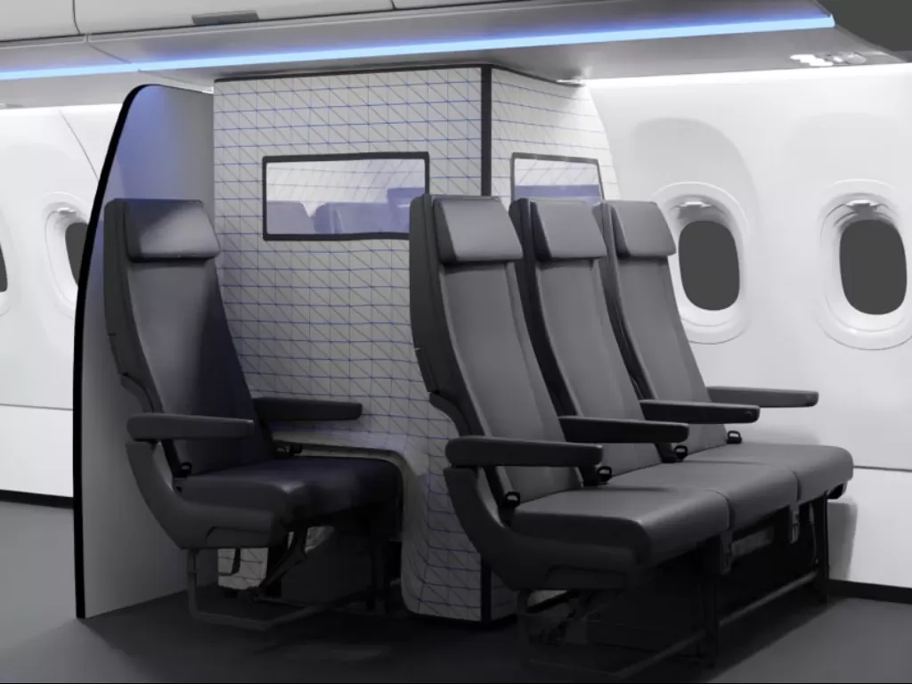 Desain tenda karantina Airbus. (photo/Dok. CNN)