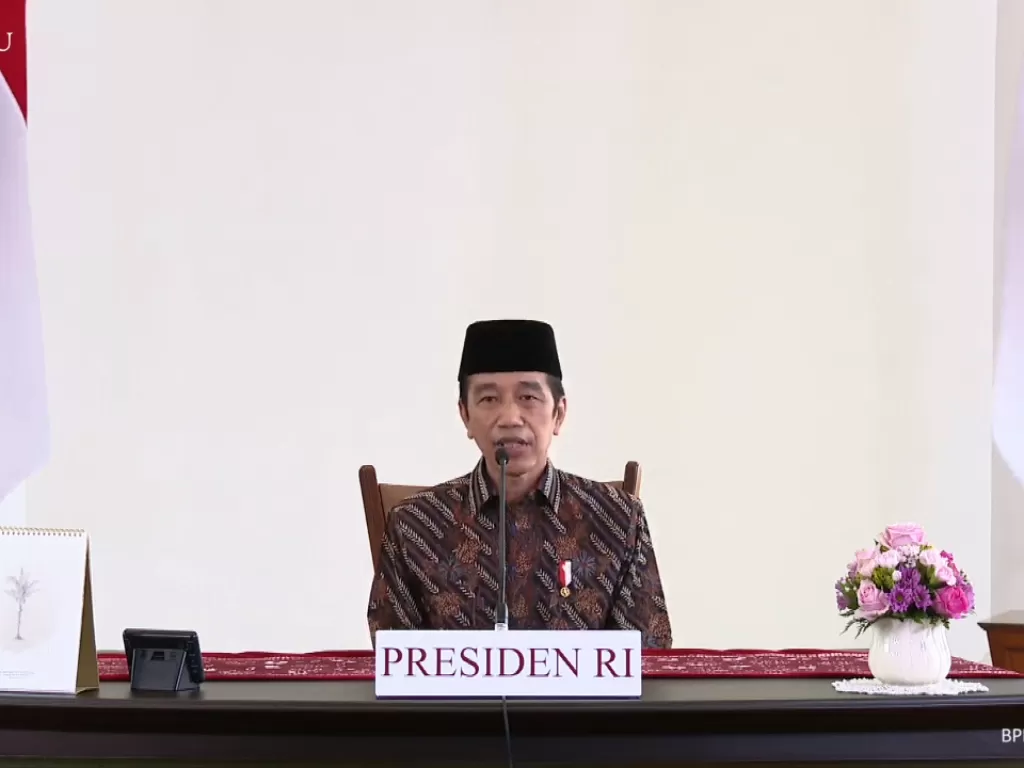 Presiden Joko Widodo gelar pray for home (Foto: Youtube Sekretariat Presiden)