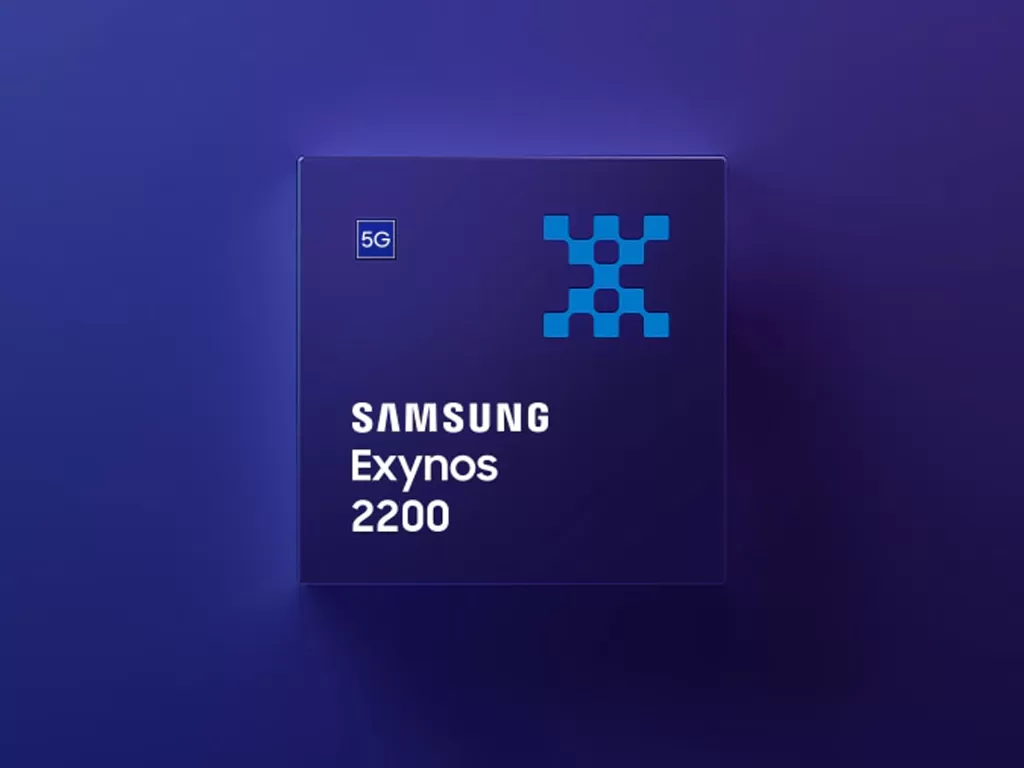 Ilustrasi tampilan chipset Exynos 2200 besutan Samsung (photo/Samsung)