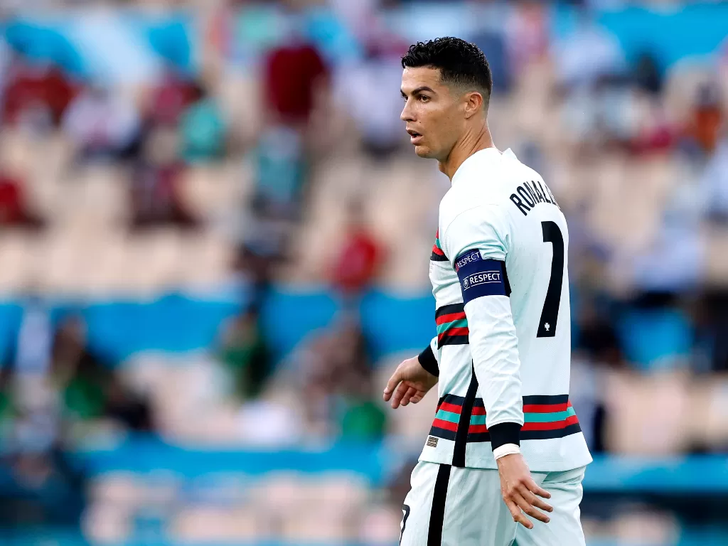 Kapten timnas Portugal, Cristiano Ronaldo. (photo/REUTERS/Marcelo Del Pozo)