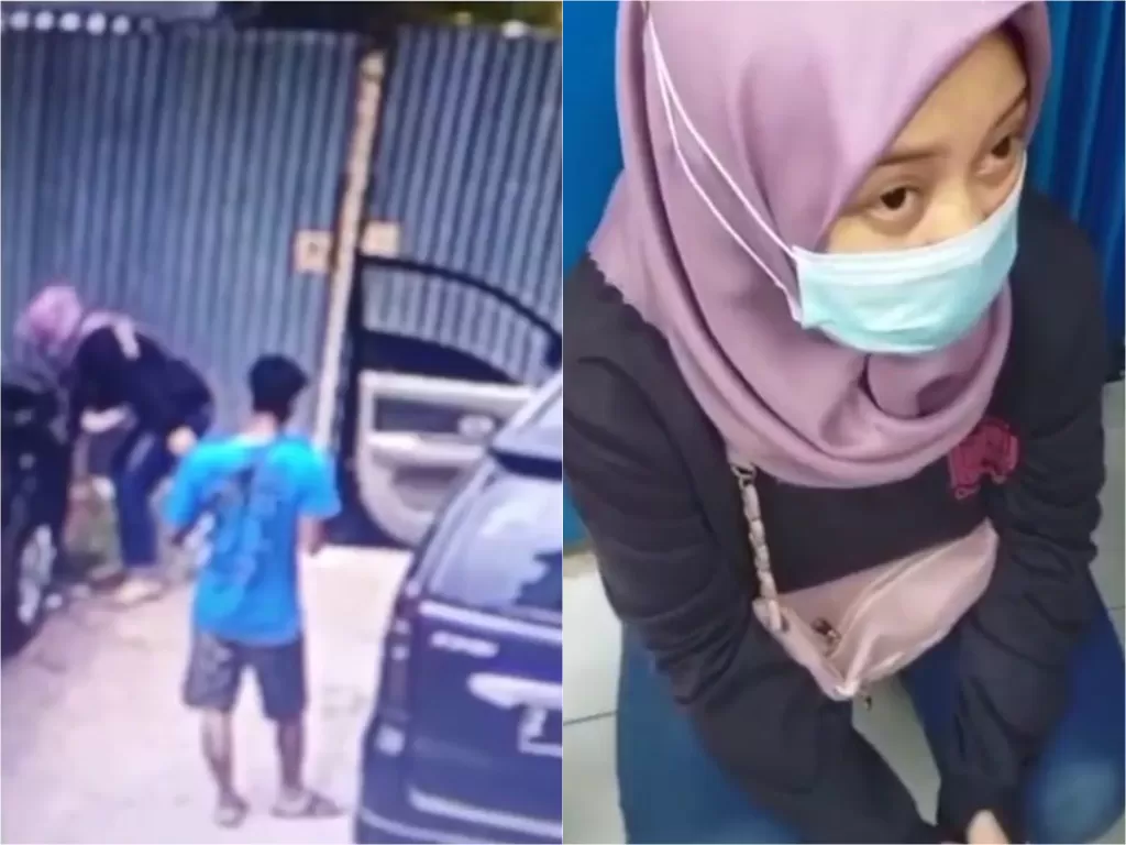 Sejoli terekam CCTV buang bayi hasil hubungan badan di Bekasi Barat (Instagram/kamerapengawas)