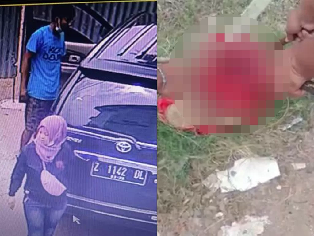 Cuplikan video sepasang kekasih buang mayat bayi di Bekasi. (photo/Instagram)