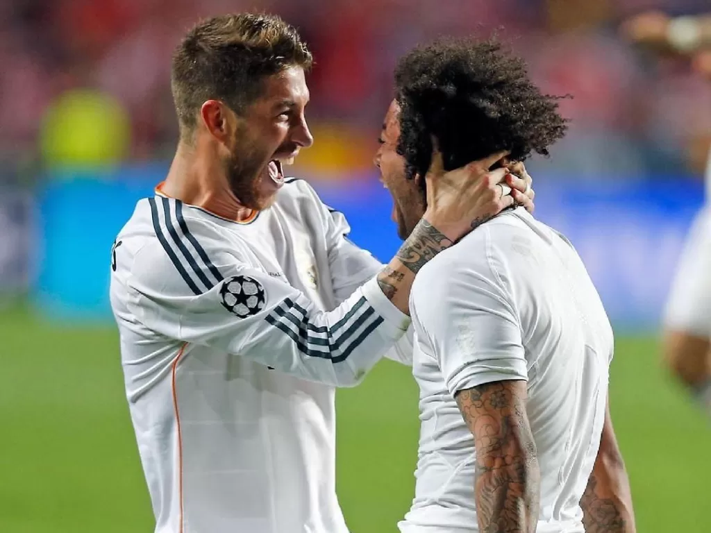 Sergio Ramos dan Marcelo. (photo/Instagram/@marcelotwelve)