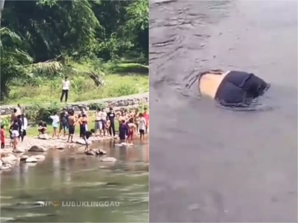 Warga temukan mayat pria tekungkup di Sungai Kelingi (Instagram/infolubuklinggau)