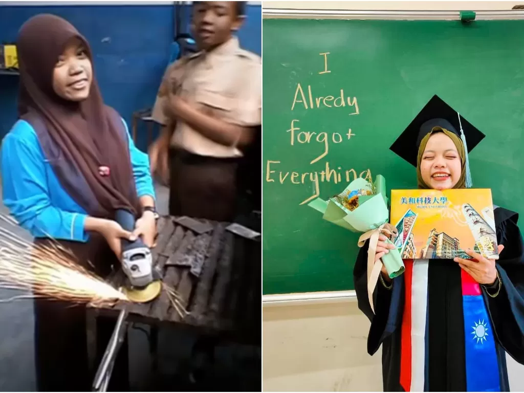 Anak sopir angkot lulus kuliah di luar negeri (Instagram/diannursiati)