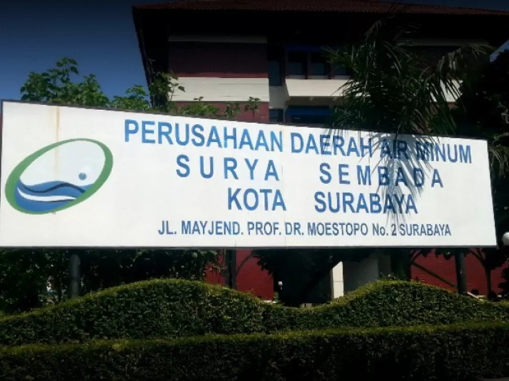  Perusahaan Daerah Air Minum (PDAM) Surya Sembada Kota Surabaya. (FOTO ANTARA/HO-PDAM Surabaya) 