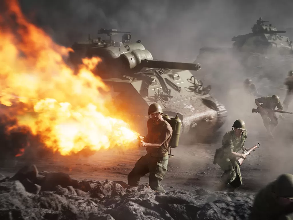 Tampilan gameplay in-game engine dari Battlefield V besutan DICE (photo/Electronic Arts)