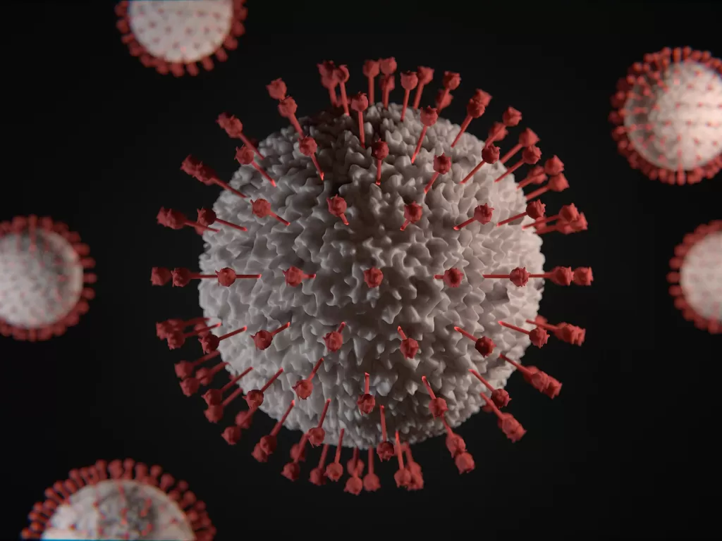 Ilustrasi virus corona. (Unsplash/Viktor Forgacs)