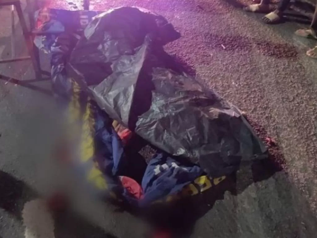 Remaja tewas terlindas truk di Tangerang Selatan (Istimewa)