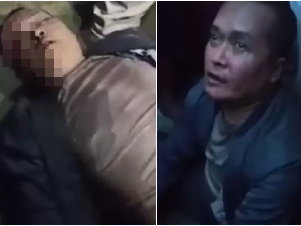 Bripka Joko Albar, oknum polisi anggota Polres Pelabuhan Belawan babak belur dihajar warga. (ist)