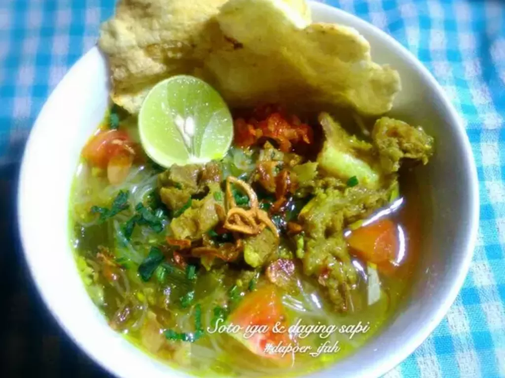 Soto Iga Sapi Kuah Kuning (Cookpad/Dish by Ifah)