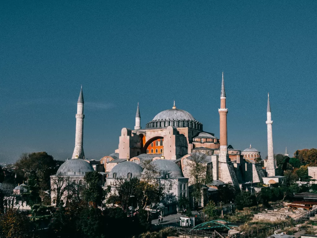 Masjid Hagia Sophia. (photo/Ilustrasi/Pexels/Meruyert Gonullu)