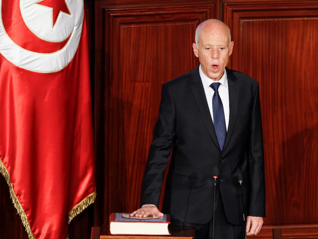 Presiden Tunisia dituduh kudeta. (REUTERS/Zoubeir Souissi)