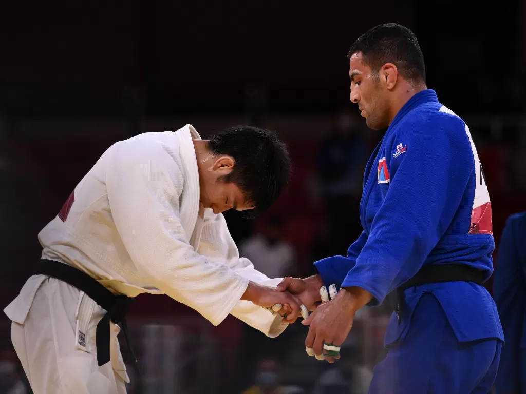 Ilustrasi pertandingan Judo. (Photo/Ilustrasi/Reuters)