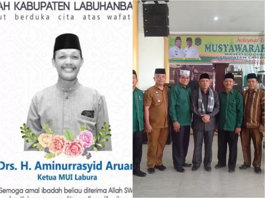 Sosok Ketua MUI Labura Aminurrasyid Aruan yang tewas dibacok tetangganya (Istimewa)