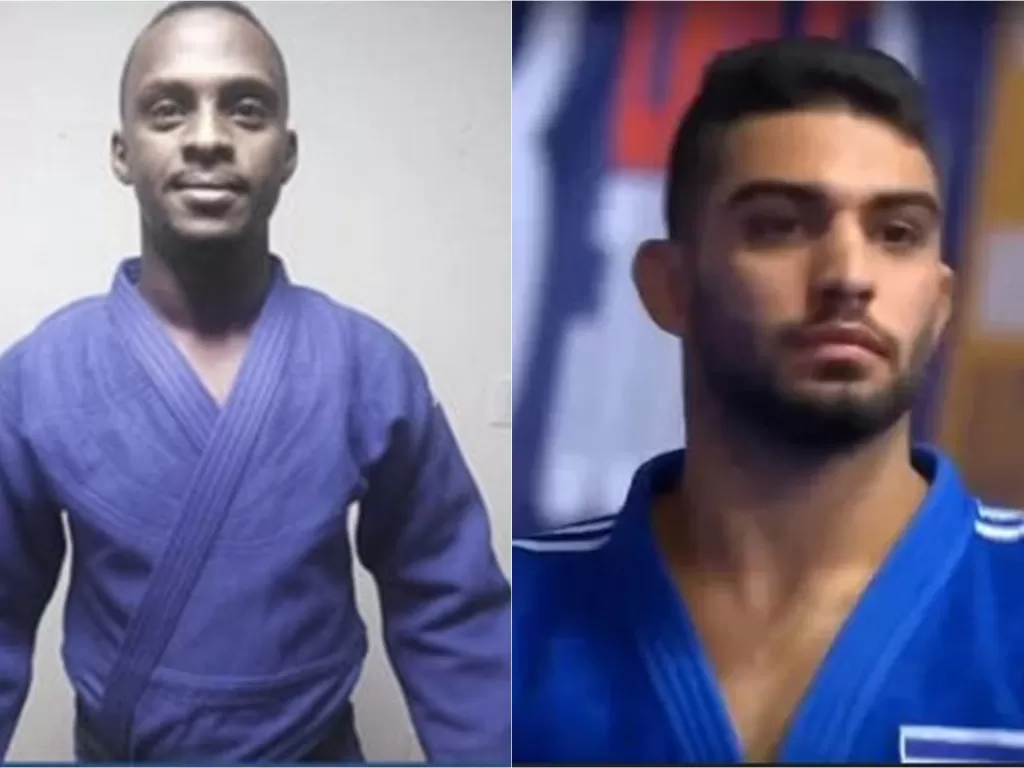 kiri: Mohamed Abdalrasool (photo/Press Tv) / kanan: Tohar Butbul (photo/Youtube/Judo Club Red Star)