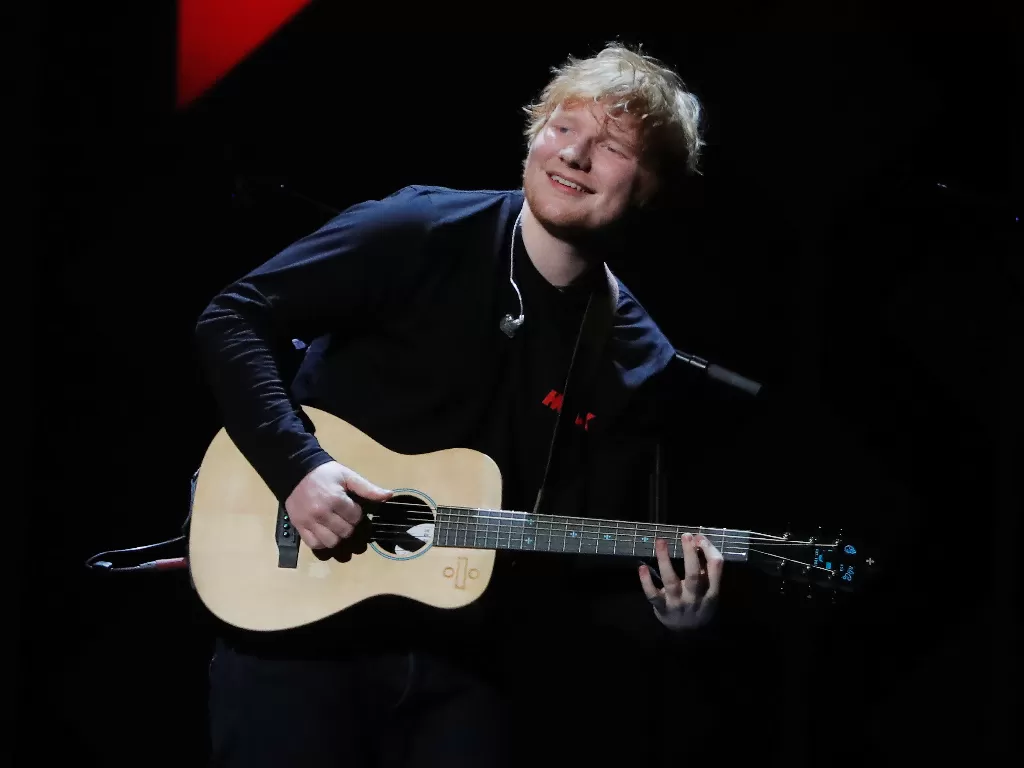 Musisi asal Inggris, Ed Sheeran. (photo/REUTERS/Lucas Jackson)