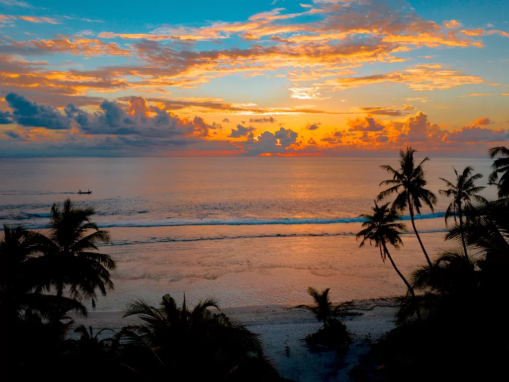 Sunset. (photo/Ilustrasi/Pexels/Asad Photo Maldives)