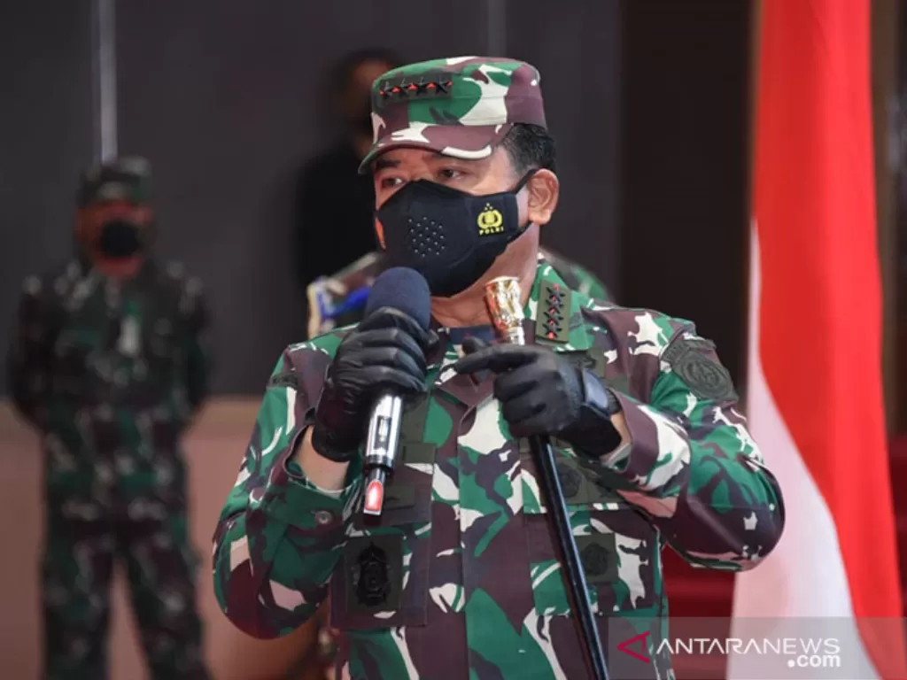  Panglima TNI Marsekal TNI Hadi Tjahjanto. (photo/ANTARA/HO-Puspen TNI)