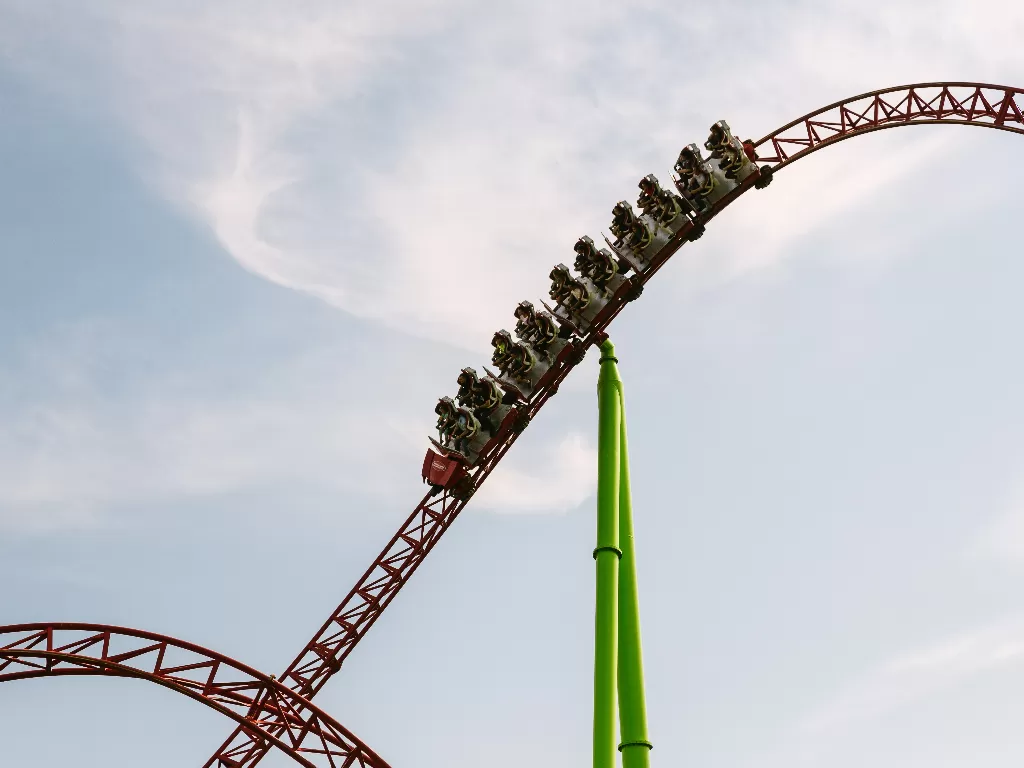 Roller coaster. (photo/Ilustrasi/Pexels/Stas Knop)