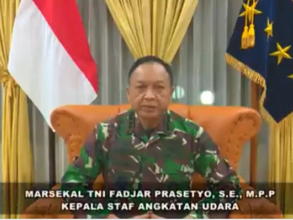 Kepala Staf TNI AU Marsekal Fadjar Prasetyo. (Twitter/TNIAU_)