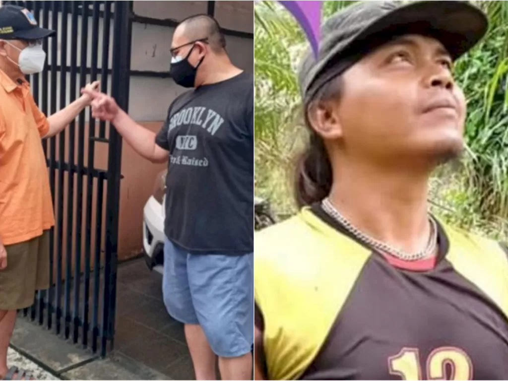 Kiri: Pemukul pemilik anjing (ist) / Kanan: Tampang pelaku pembunuh Ketua MUI Labura Aminurrasyid Aruan ditangkap Polres Labura (Istimewa)