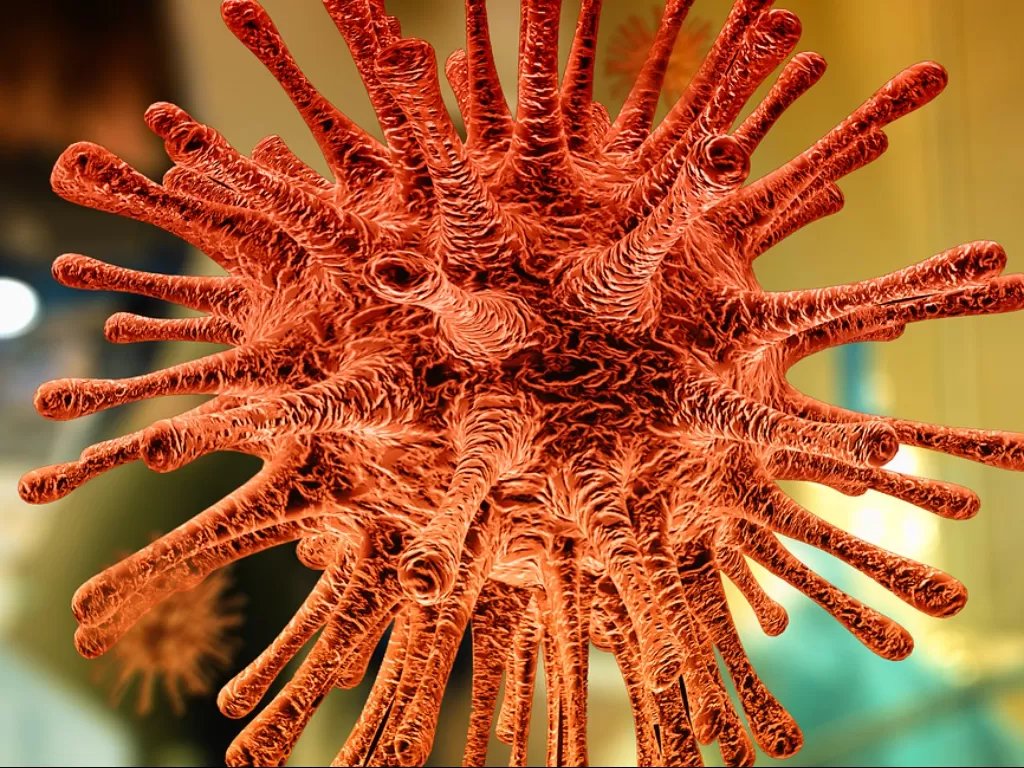 Ilustrasi Virus (Image by Gerd Altmann from Pixabay)