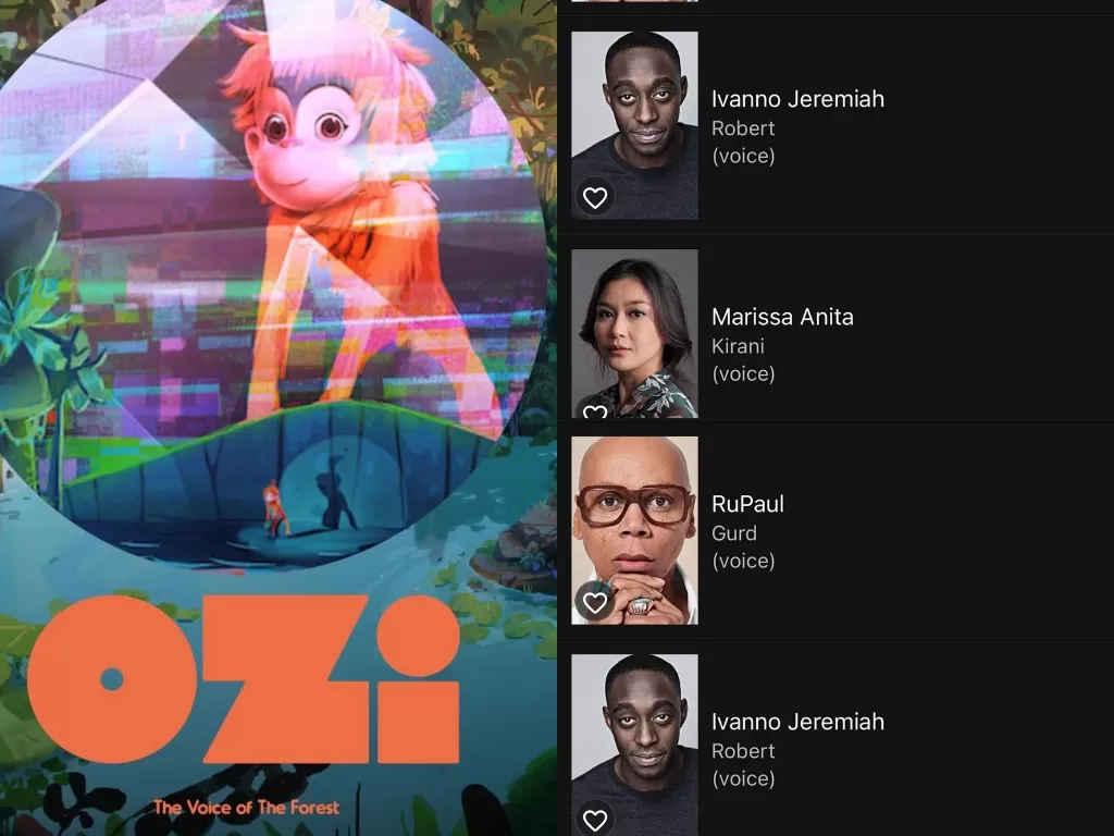Marissa Anita yang jadi pengisi suara di animasi Ozi (IMDb)