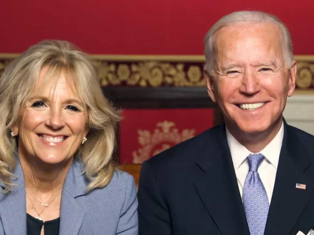 Joe Biden dan Jill Biden. (Ace Showbiz)
