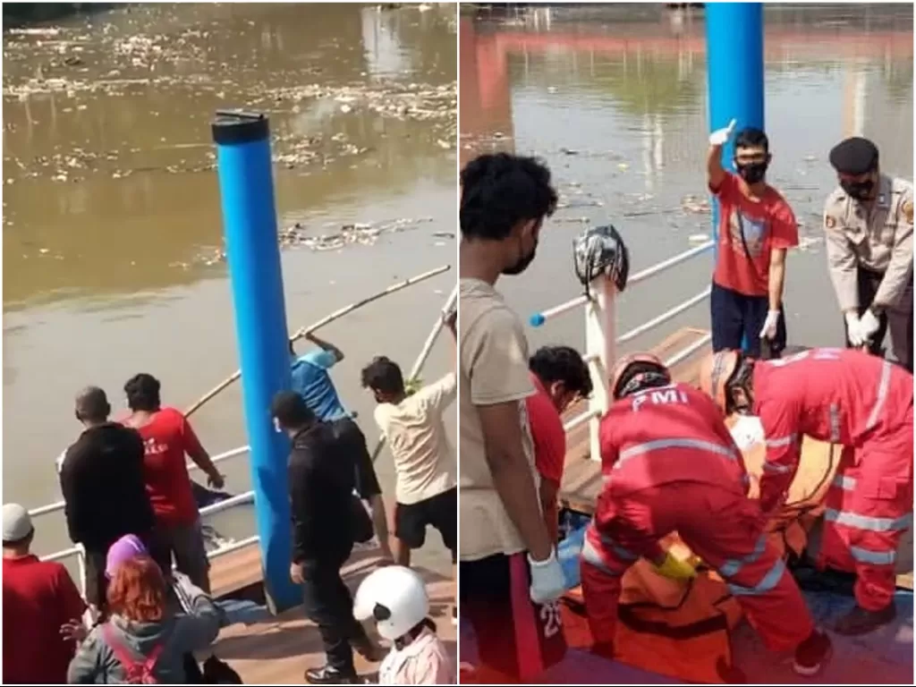 Warga temukan mayat mengapung di Sungai Cisadane Tangerang (Instagram/abouttng)